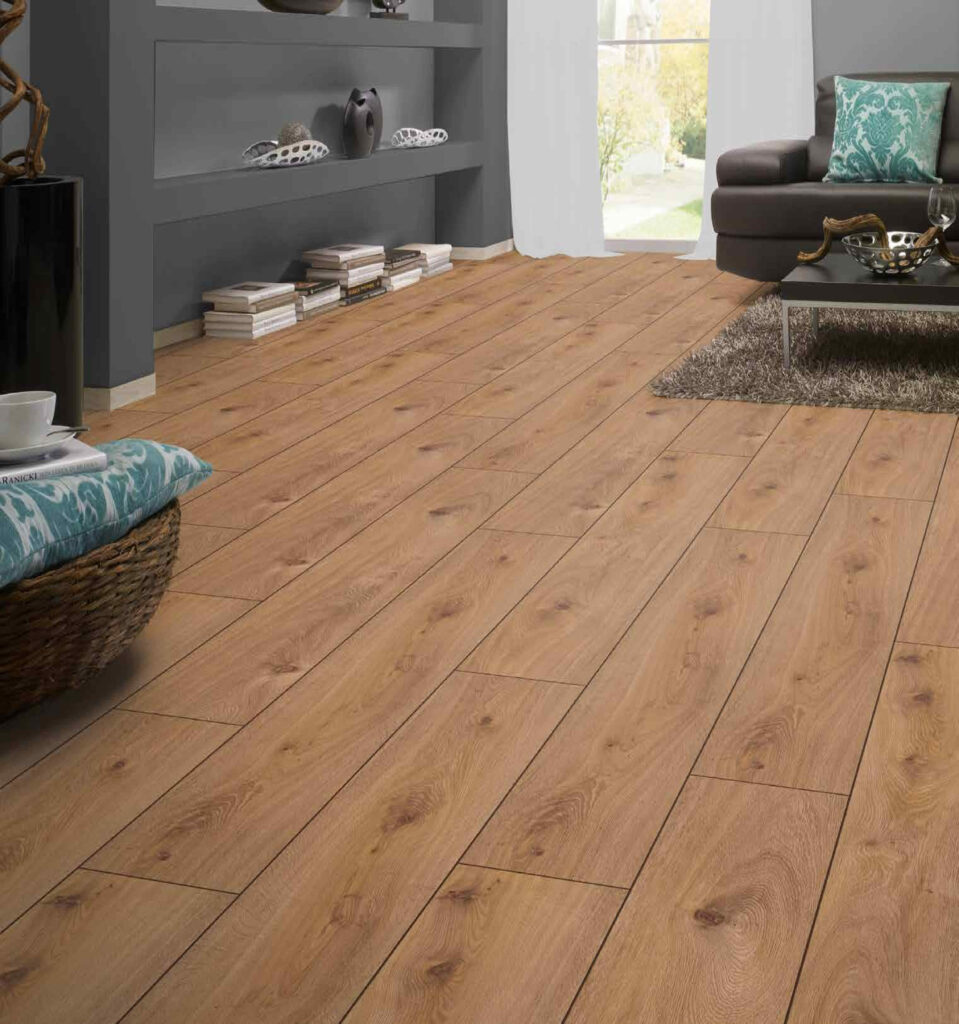 Parquet Stratifié Chêne Prestige Clair D4169-Meilleure Qualité-Lame-Structure ER-