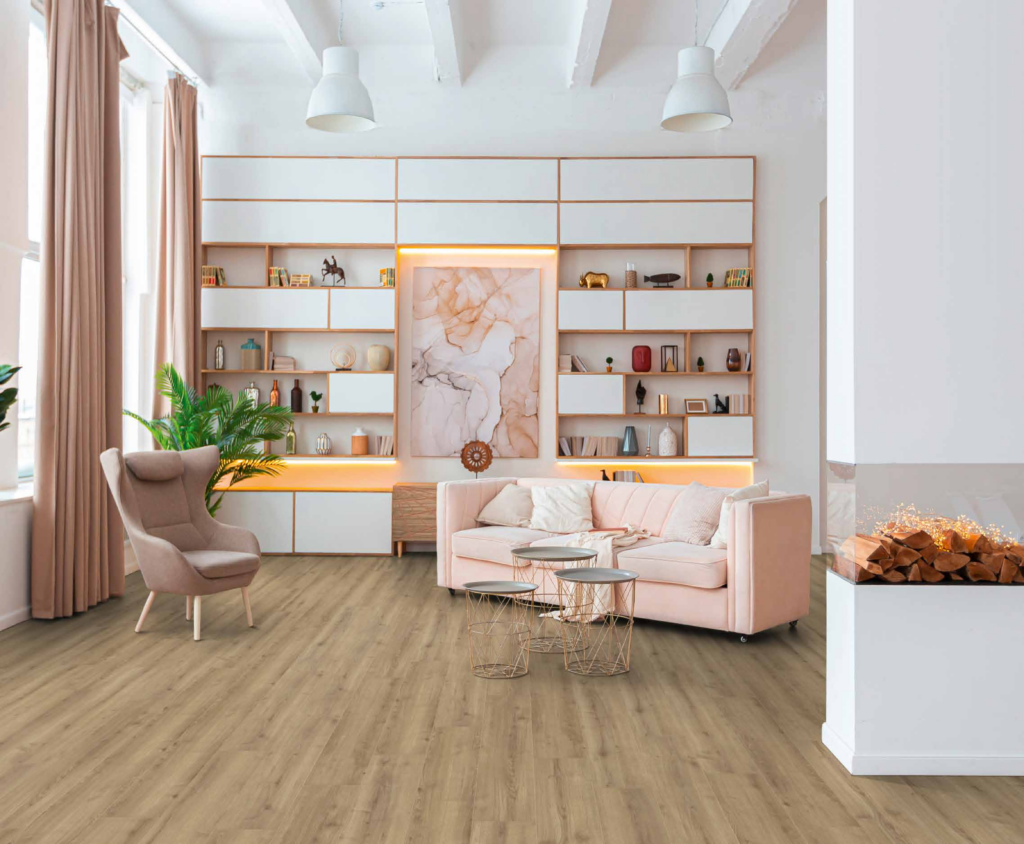 Parquet Stratifié Elba Chêne Marron RV827 -1 lame - ER structure - 1.380 × 242 × 8 mm