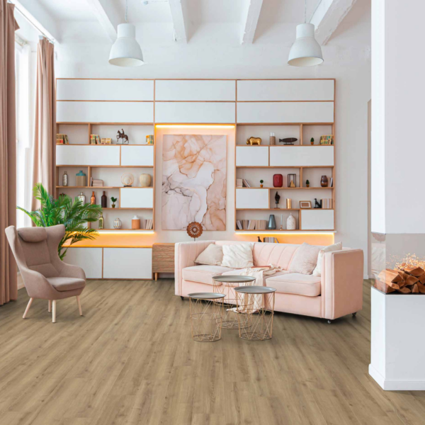 Parquet Stratifié Elba Chêne Marron RV827 -1 lame - ER structure - 1.380 × 242 × 8 mm