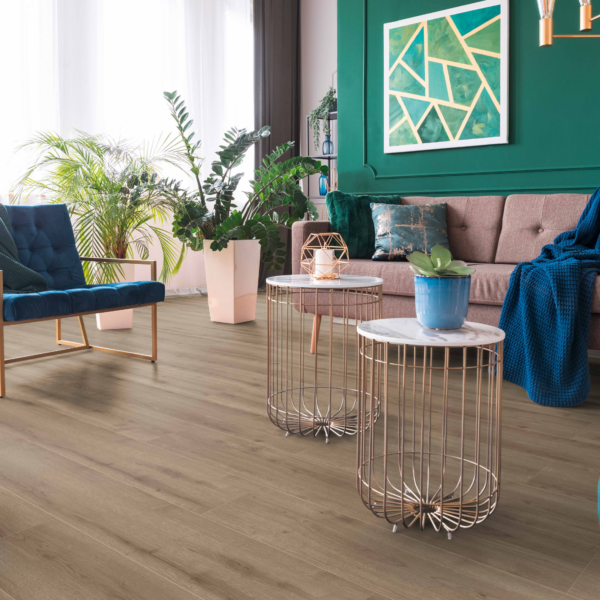 Parquet Stratifié Luxor Chêne Titane RV824 -1 lame - ER structure - 1.380 × 242 × 8 mm