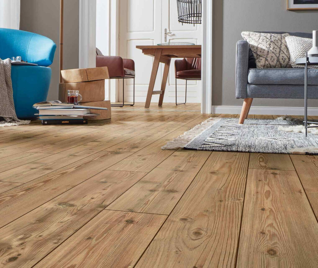 Parquet Stratifié Pin Naturel Flottant - D2774 - 1 lame MX structure - Résistance Certifiée