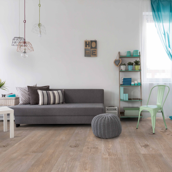 Parquet Stratifié Wild M8112- Sécuritaire et Adapté aux Enfants avec Look Bois Clair