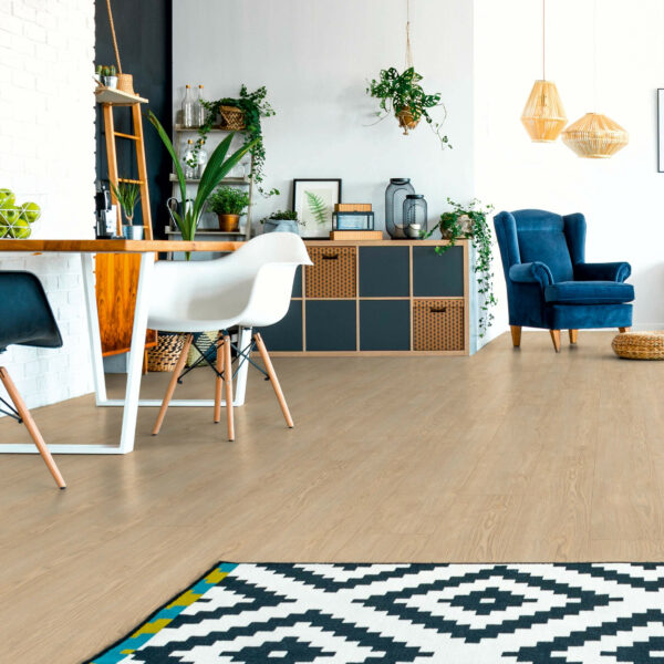 Le Parquet Stratifié Chêne Rubis Argent M1024