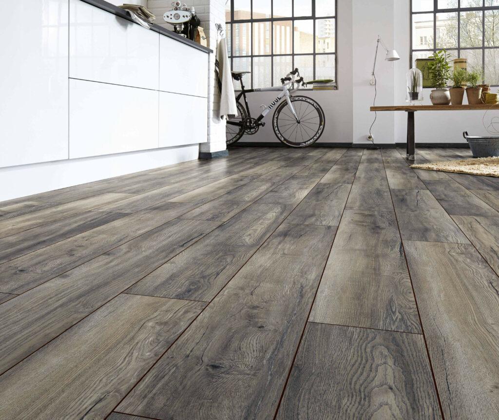 Le parquet stratifié Chêne Harbour Gris