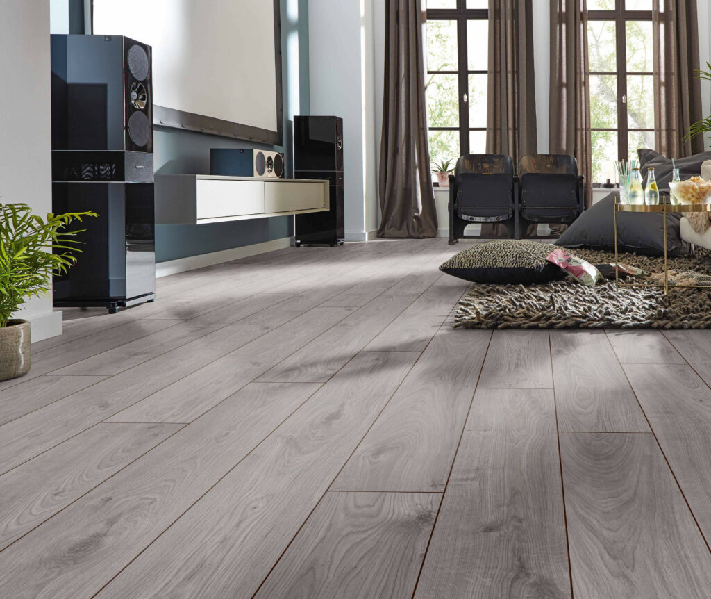 Le parquet stratifié Chêne Intemporel Gris